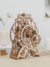 Robotime Nihajna ura, mehanska lesena 3D sestavljanka, (ROKR LK501)