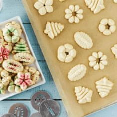 Netscroll Pripomoček za izdelavo in dekoracijo piškotov z 20 različnimi modelčki, CookieStar