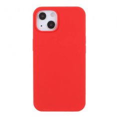 Liquid ovitek za iPhone 13, silikonski, rdeč
