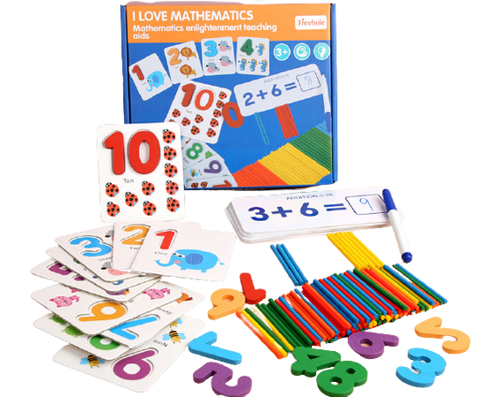 Otroška matematična Montessori Večnamenska igra