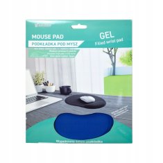 Vakoss Ergonomska podloga za računalniško miško gel modra