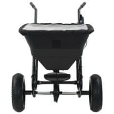 Vidaxl Ročni posipalec soli PVC in jeklo 106x73x76 cm 45 L