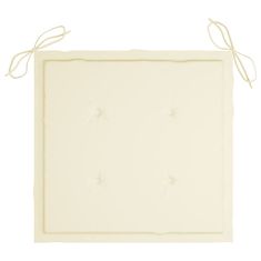 Vidaxl Blazine za vrtne stole 4 kosi bež 50x50x4 cm oxford tkanina