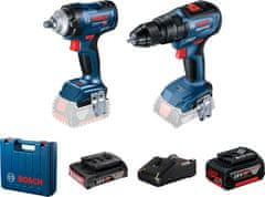 BOSCH Professional akumulatorski udarni vijačnik GDS 18V-400 in udarni vrtalnik vijačnik GDS 18V-400 (06019K0003)