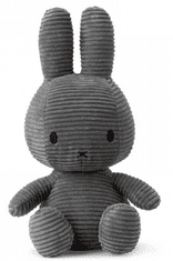 Bon Ton Toys Miffy Corduroy zajček mehka igrača, 50 cm, siva