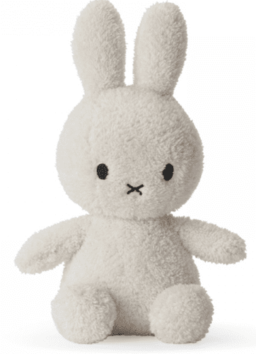  BON-TON-TOYS Miffy Terry zajček mehka igrača, 33 cm, kremna 