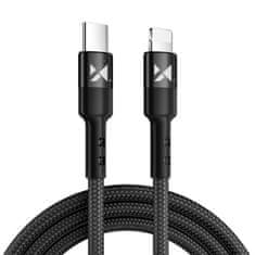 MG kabel USB-C / Lightning PD 18W 2m, črna