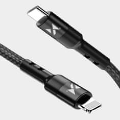 MG kabel USB-C / Lightning PD 18W 2m, črna