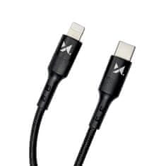 MG kabel USB-C / Lightning PD 18W 2m, črna