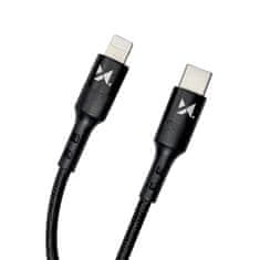 MG kabel USB-C / Lightning PD 18W 1m, črna