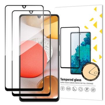MG Full Glue 2x zaščitno steklo za Samsung Galaxy A42 5G, črna