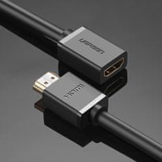 Ugreen HD107 adapter HDMI - HDMI F/M 4K 1m, črna