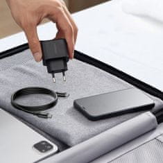 Ugreen Travel polnilnik USB-C 25W PD + kabel USB-C 2m, črna