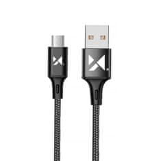 MG kabel USB / micro USB 2.4A 1m, črna