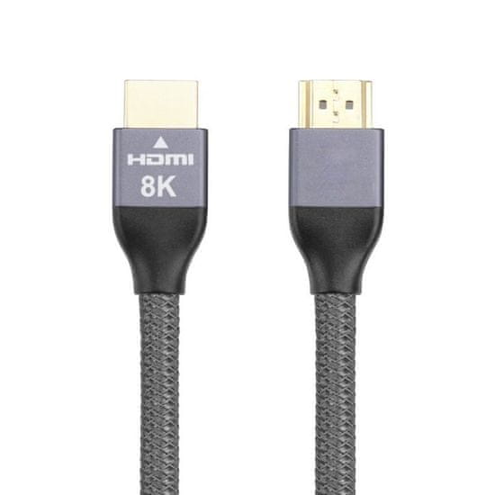 MG kabel HDMI 2.1 8K / 4K / 2K 5m, srebro