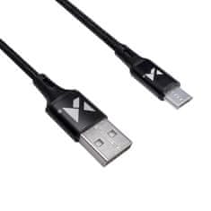 MG kabel USB / micro USB 2.4A 1m, črna