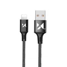 MG kabel USB / Lightning 2.4A 1m, črna