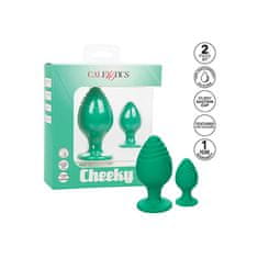 California Ex Novel Analna čepa "Cheeky Buttplug" - zelena (R14380ze)