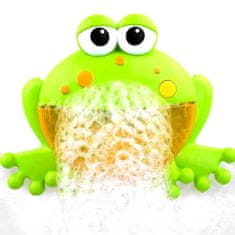 Zaparevrov Žaba z milnimi mehurčki za kopel, zelena