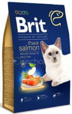 Brit Nature Cat mačja hrana Adult Salmon 8 kg