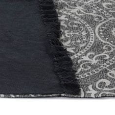 Vidaxl Kilim preproga iz bombaža z vzorcem 120x180 cm siva
