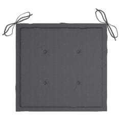 Vidaxl Blazine za vrtne stole 6 kosov anatracit 50x50x4 cm oxford