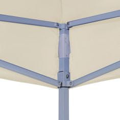 Vidaxl Streha za vrtni šotor 2x2 m krem 270 g/m2