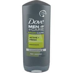 Dove Sport Active Fresh Men + Care gel Men + Care tuširanje ( Body and Face Wash) (Neto kolièina 400 ml)