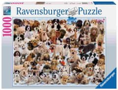 Ravensburger Kolaž s psi sestavljanka, 1000 delov