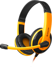Defender Warhead G-120 gaming slušalke, črni + oranža, 2 m kabel