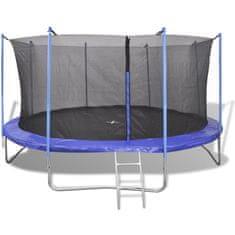 Vidaxl Trampolin 5-delni komplet 3,66 m