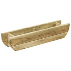 Vidaxl Visoka greda 80x16x16 cm impregnirana borovina