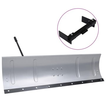 Vidaxl Snežni plug za kosilnico z adapterjem 150 cm