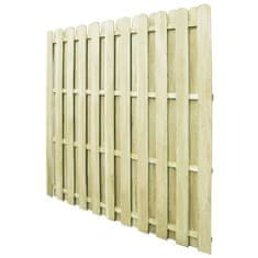 Vidaxl Ograjni panel impregnirana borovina 180x180 cm