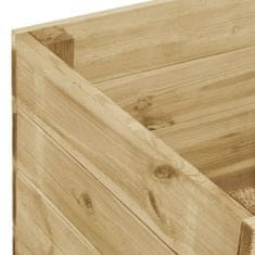 Vidaxl Visoka greda 200x100x97 cm impregnirana borovina