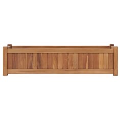 Vidaxl Visoka greda 100x30x25 cm trdna tikovina