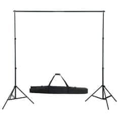 Vidaxl Foto studijski komplet s softboxi, ozadjem in odbojnikom