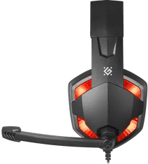 Defender Warhead G-370 gaming slušalke, črni + rdeči, 2 m kabel
