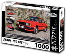 RETRO-AUTA© Puzzle št. 14 Škoda 120 GLS (1984) 1000 kosov
