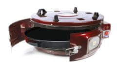 INPLAN NATUREL Električna podpeka sač 43,5 cm bordo rdeč
