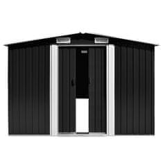 Vidaxl Vrtna lopa 257x489x181 cm kovinska antracitna