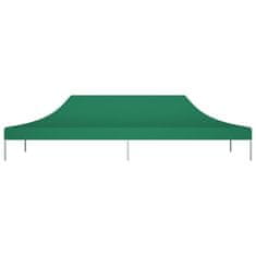 Vidaxl Streha za vrtni šotor 6x3 m zelena 270 g/m2