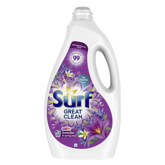 Surf detergent Iris & Spring rose, 60 pranj