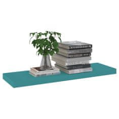 Vidaxl Stenska polica modra 80x23,5x3,8 cm MDF