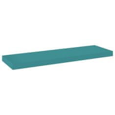 Vidaxl Stenska polica modra 80x23,5x3,8 cm MDF