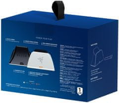 Razer polnilec za igralni plošček Razer Quick Charging Stand za PlayStation 5, bel