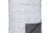 Fine Okrasno posteljno pregrinjalo QUADRO 110 belo, 140 x 190 cm