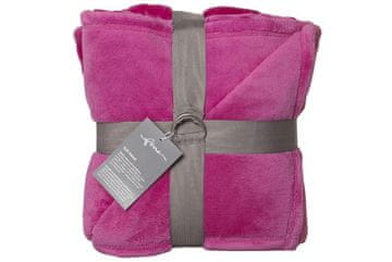 Fine Okrasno posteljno pregrinjalo SOFT VELVET 151 roza, 140 x 200 cm