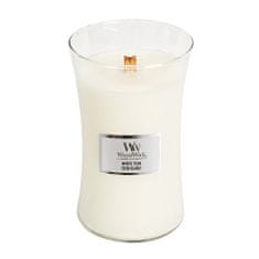 Woodwick Ovalna vaza za sveče , Beli tikovina, 609,5 g