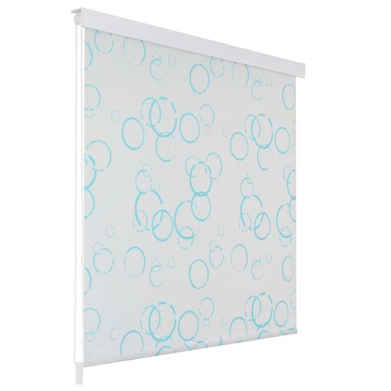 Vidaxl Rolo zavesa za prho 100x240 cm mehurčki